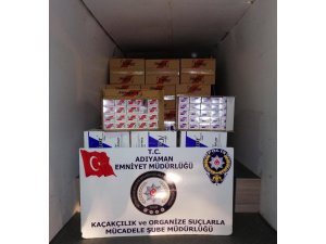 Adıyaman’da makaron operasyonu