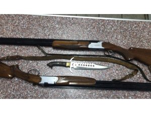 Balıkesir’de 4 silah ele geçirildi