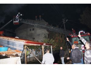 Hisarcık’ta korkutan yangın