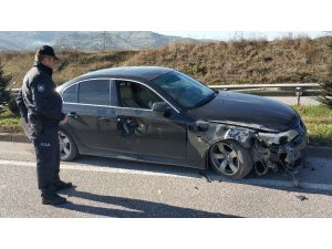 Samsun’da trafik kazası: 1 yaralı