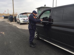 Bayburt’ta jandarma ekiplerinden özel hız denetimi