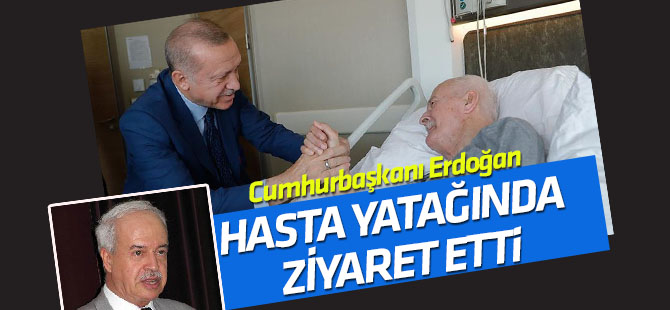 Cumhurbaşkanı Erdoğan'dan Şevket Kazan'a  geçmiş olsun ziyareti