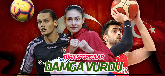 Türk sporcular, hafta sonuna damga vurdu
