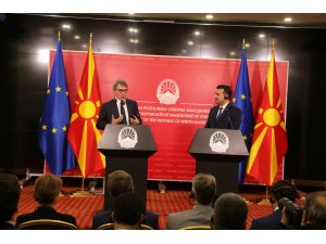 AP Başkanı Sassoli, Kuzey Makedonya'da