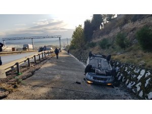 Yola dökülen mazot zincirleme kazaya neden oldu