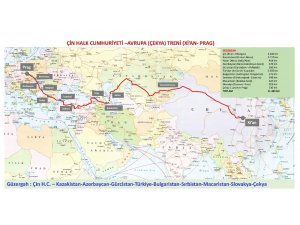 Çin’den gelen ilk yük treni, Marmaray’dan geçip Prag’a ulaşacak