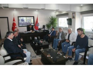 Emniyet Müdürü Karabulut’a gazeteci ve yazarlardan ziyaret