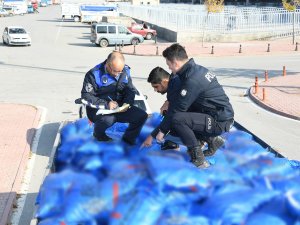 Konya Büyükşehir Belediyesinden kaçak kömür denetim