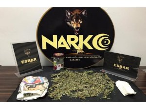 Evinde uyuşturucu madde satan şüpheli yakalandı