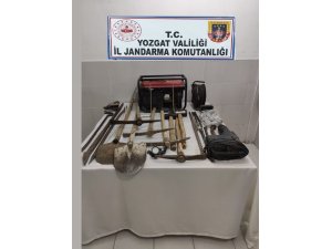 Jandarmadan kaçak kazı operasyonu