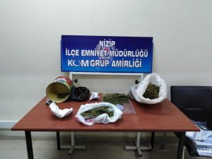 Nizip’te 2 kilo uyuşturucu ele geçirildi