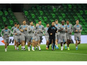 Trabzonspor, Krasnodar maçı hazırlıklarını tamamladı