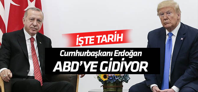 Cumhurbaşkanı Erdoğan ABD'ye gidiyor