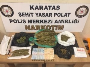 Gaziantep’te 1 kilo esrar yakalandı