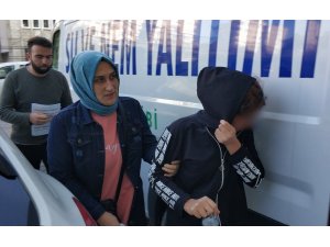 Evden hırsızlık yapan 2 kişi yakalandı