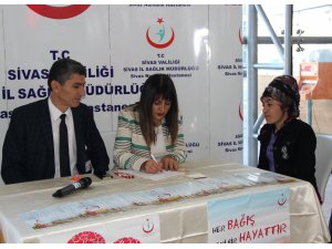 Numune Hastanesinde organ bağışı standı açıldı