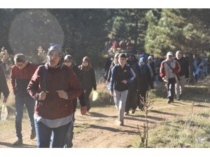 Dursunbey’de doğa yürüyüşlerine yoğun ilgi