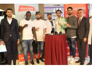 Gaziantep FK futbolcuları Medikal Park’ta organ bağışı yaptı