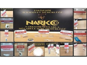 Eskişehir’de uyuşturucu operasyonu; 8 şüpheli yakalandı