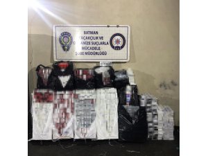 Batman’da 6 bin 150 paket kaçak sigara ele geçirildi