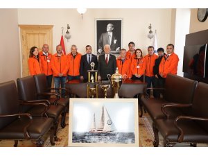 Bodrum Cup’ın başarılı ekibinden Başkan Gürün’e ziyaret