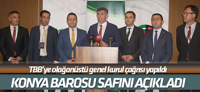 Konya Barosu, Metin Feyzioğlu'nun yanında