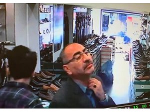 Fatih’te ayakkabı mağazasında hırsızlık kamerada