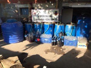 Mersin’de kaçak içki operasyonu