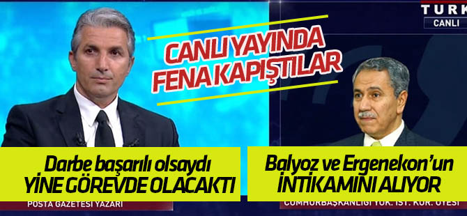 Bülent Arınç ve Nedim Şener canlı yayında birbirine girdi