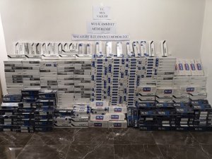 Malazgirt’te kaçak sigara operasyonu