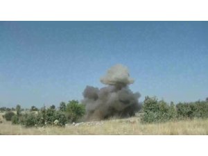 Mardin’de jandarma 18 kilogram EYP düzeneği bularak imha etti