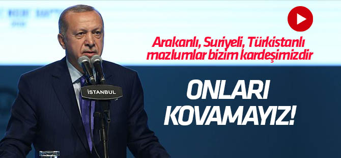 Biz onları kovamayız, bombaların altına gönderemeyiz