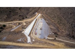 Alaşehir’de Horzum-Alayaka barajının gövde dolgusu bitti