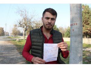 İlk trafik cezasını bisikletiyle yedi