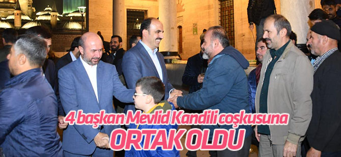 Mevlana Meydanında "Kandil" Coşkusu