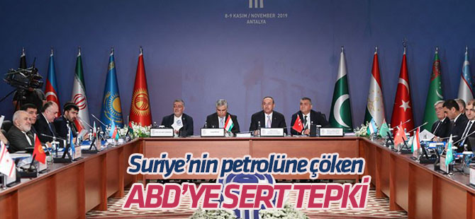 Çavuşoğlu'ndan Suriye'nin petrolüne çöken ABD'ye tepki