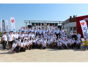 Alanya’da en büyük balığı yakalamak için yarışıyorlar