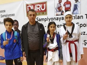 Konya Büyükşehirli taekwondoculardan 3 madalya