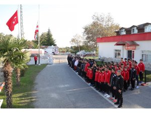 Samsunspor Atatürk’ü andı