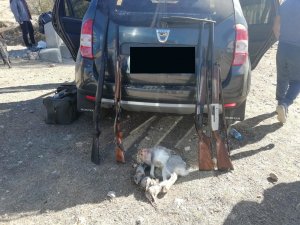 Suşehri’nde usulsüz avlanan 4 kişi yakalandı