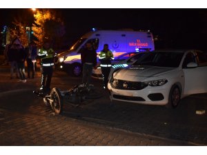 Malatya’da otomobil ile motosiklet çarpıştı: 1 yaralı