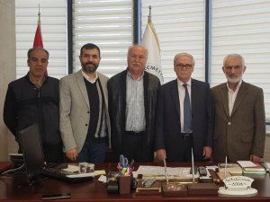 Konya Fikir Sanat Kültür Adamları Birliği Derneği'nden Prof. Dr. Arabacı’ya hayırlı olsun ziyareti