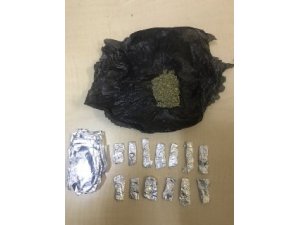 Şüphe üzerine durdurulan şahıslarda uyuşturucu yakalandı