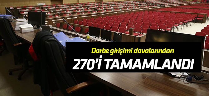 Darbe girişimi davalarında ne kadar ceza verildi?
