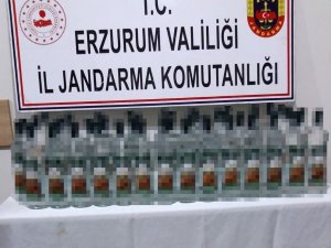 Jandarmadan kaçak içki operasyonu