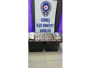 Gömeç’te kaçak tütün operasyonu