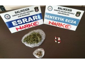 Balıkesir polisi 55 uyuşturucu tacirini yakaladı