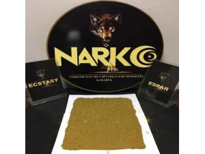 44 ilde 33 kilo uyuşturucu ele geçirildi