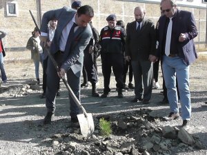 Kulu’da fidanlar toprakla buluşturuldu.
