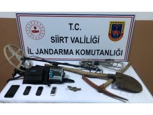 Siirt’te sit alanda izinsiz kazı yapan 5 kişi yakalandı